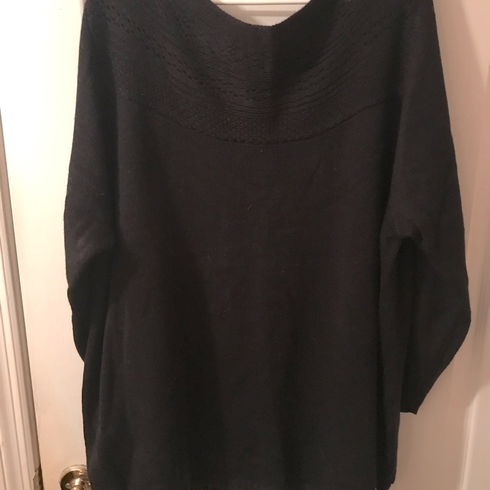 Lane Bryant black sweater